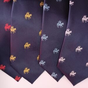 Corbata de Feria, con estampado de Caballo con Flamenca