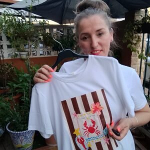 Camiseta Cangrejo Marrón