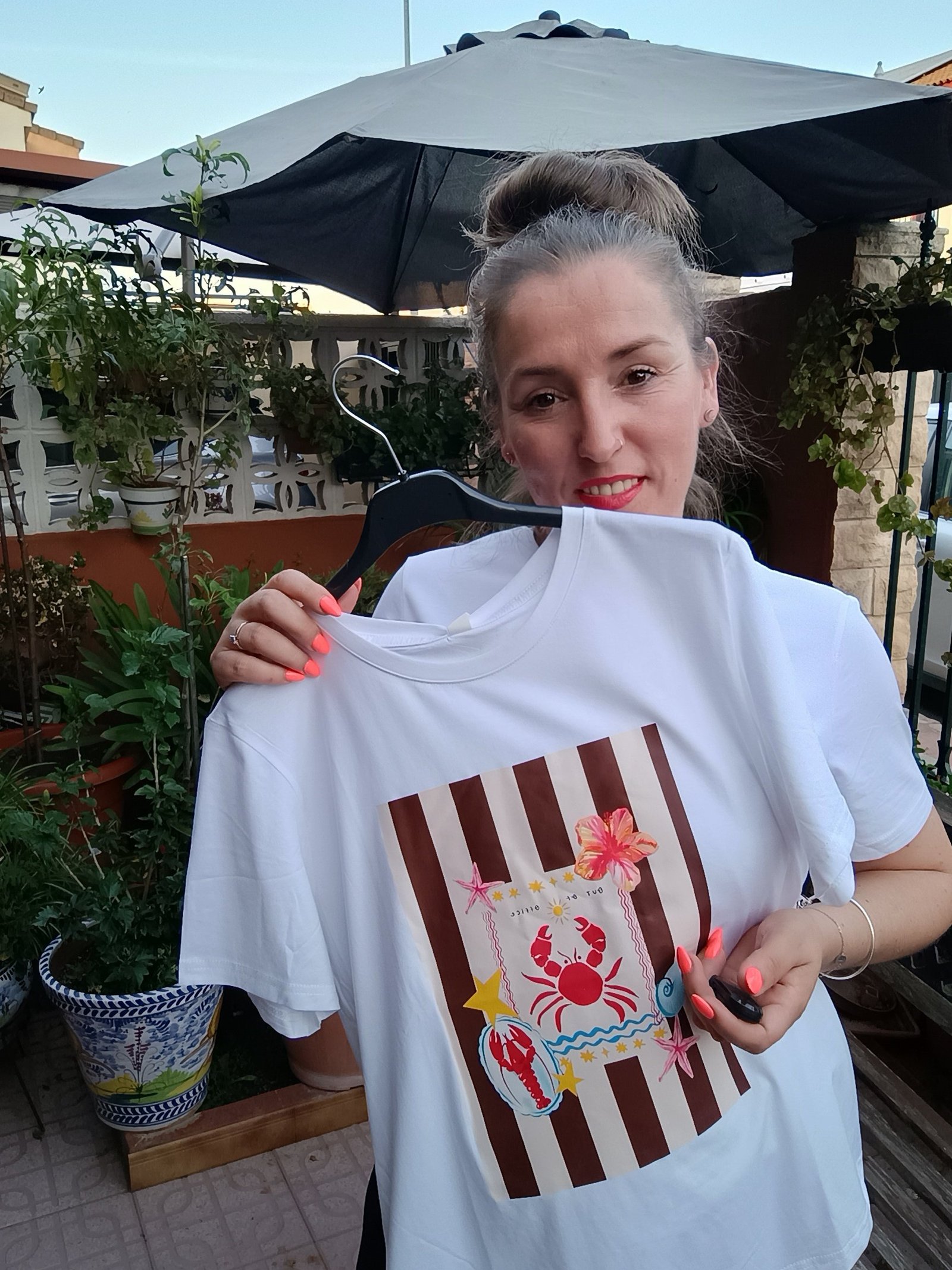 Camiseta Cangrejo Marrón